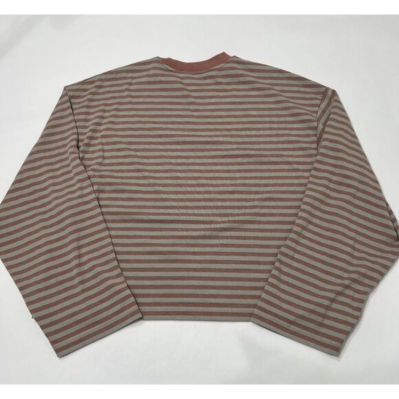 LIONESS Bloom Long Sleeve Tee Muted Pastels Stripe In Multi - Picture 4 of 4